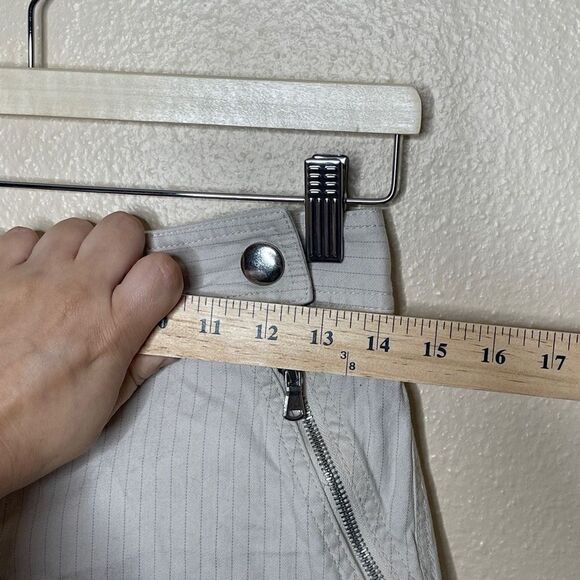 Marc By Marc Jacobs Shorts Womens 2 Chino Pockets Striped Cotton Bland - Picture 7 of 12